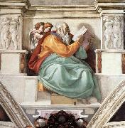 Michelangelo Buonarroti Zechariah painting